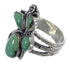 Turquoise Southwest Genuine Sterling Silver Ring Size 6-3/4 CX49808